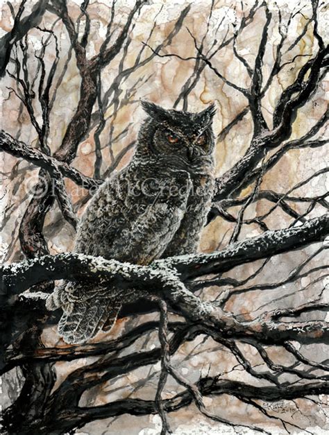 Winter Owl. by leelastarsky on DeviantArt