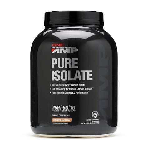 AMP Pure Whey Protein Isolate - 25g Servings | GNC