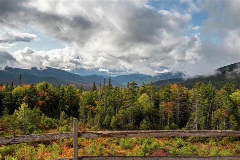 Fall Foliage after a Storm on the Kancamagus Highway in the White Mountains II Photograph by ...