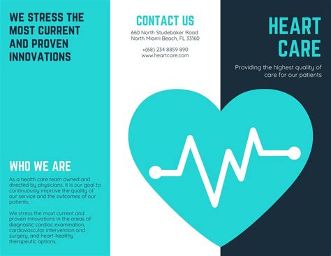 Free, printable professional medical brochure templates | Canva