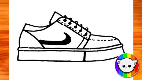 How to Draw Nike Sneakers Shoes - YouTube