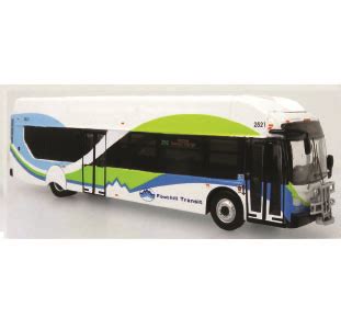 New Flyer Xcelsior XN40 Aerodynamic Foothill Transit, California 1/87 Scale-HO Scale Iconic ...