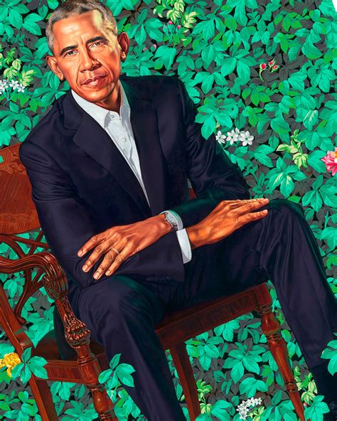 Gallery Art Canvas Kehinde Wiley Barack Obama Naturalistic ART | Etsy