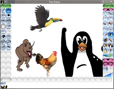 Tux Paint - LinuxReviews