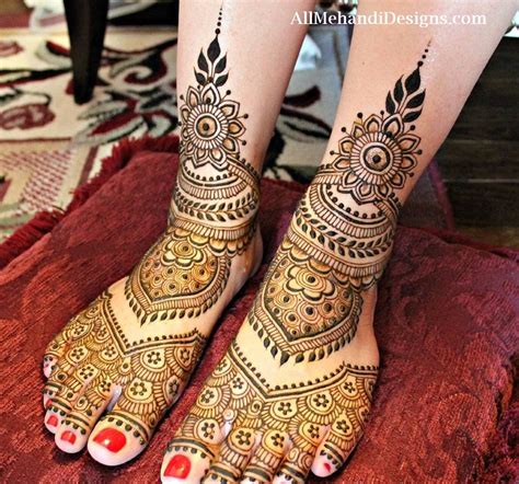 1000+ Leg Mehndi Designs - Simple & Easy Henna Patterns