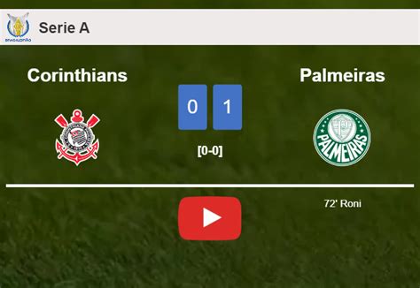 Palmeiras prevails over Corinthians 1-0 with a late and unfortunate own ...