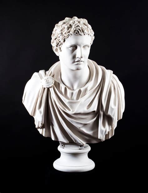 Marble Bust on Pedestal Roman Emperor Marc Anthony at 1stDibs | marc anthony bust, marc antony ...