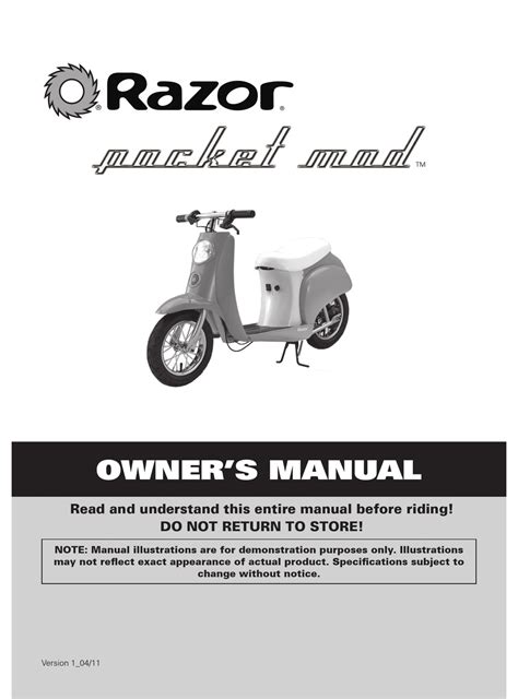 RAZOR POCKET MOD OWNER'S MANUAL Pdf Download | ManualsLib