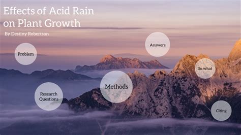 Effects of Acid Rain on Plant Growth by Destiny Robertson on Prezi