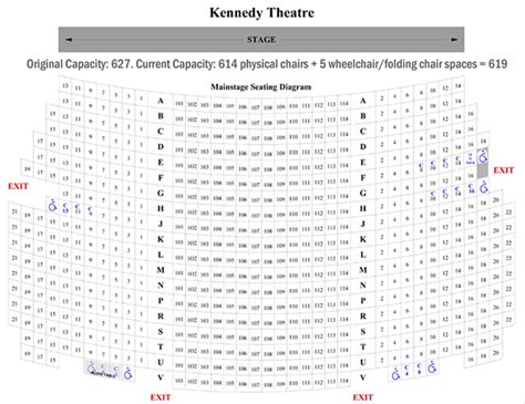 Mamiya Theatre Seating Chart: A Visual Reference of Charts | Chart Master