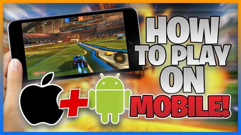 How to play Rocket League on your phone... *IOS, Android, Chrome, Mac* - YouTube