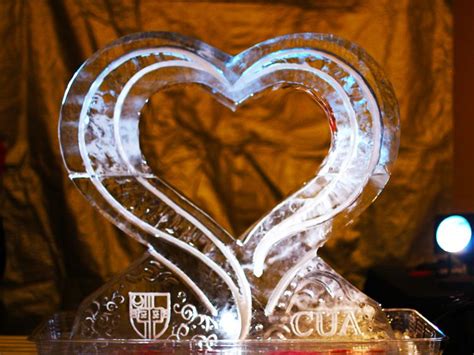 Large Ice Heart Sculpture #weddings #weddingdecorideas #privateparties ...