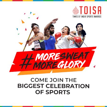 More Sweat, More Glory: Times of India Sports Awards returns for its 5th edition - Welcome to ...