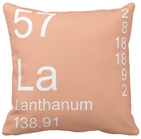 Lanthanum Element Pillow in a Modern Design - ELEMENT PILLOWS