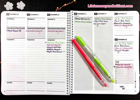 10 Best College Planner for Students | College planner, Planners for college students, Time ...