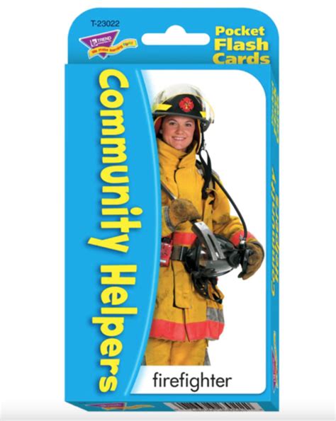 Community Helpers Pocket Flash Cards - 078628230222