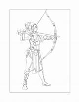 Archery Coloring Pages – Printable FREE sketch template