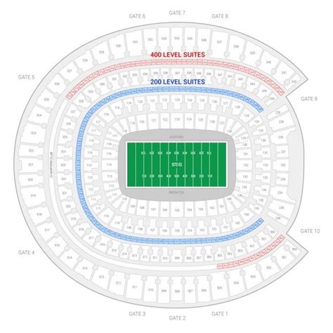 denver broncos seating chart | Broncos stadium, Denver broncos stadium, Seating charts