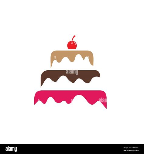 Cake Vector icon design illustration Template Stock Vector Image & Art ...