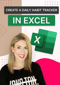 Create a Daily Habit Tracker in Excel [Video]