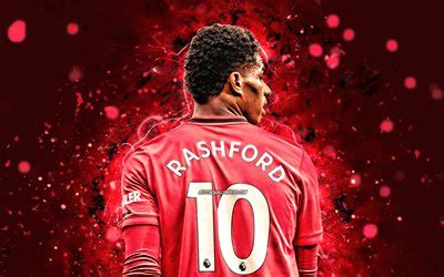 Download wallpapers Marcus Rashford, 4k, back view, Manchester United ...