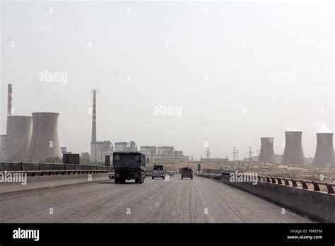 Air Pollution over Yellow River Valley, China Stock Photo - Alamy