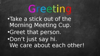 Morning Meeting Slides by Mariatha Vermeulen | TPT