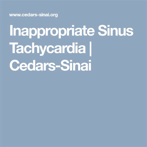 Inappropriate sinus tachycardia exercise – Prnso