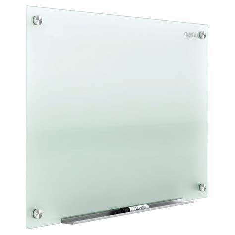 Quartet Infinity Glass Dry-Erase Whiteboard, 96" x 48", Frosted Surface, Frameless (G9648F-A ...