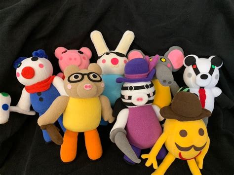 Roblox Piggy plush of your choice set of 4 | Etsy