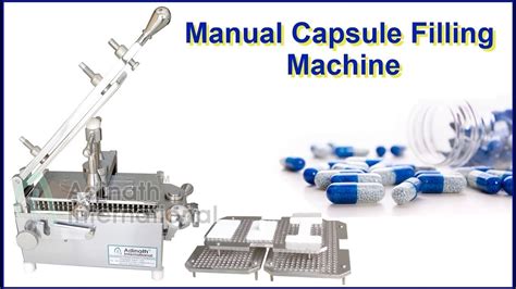 Manual Capsule Filling Machine - YouTube