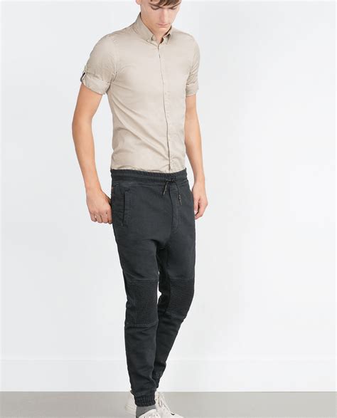 Zara Biker Jeans in Gray for Men | Lyst