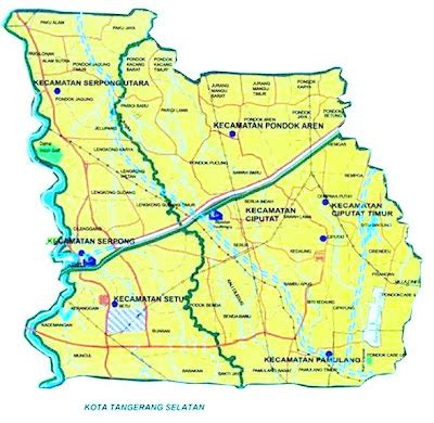 Map Kota Tangerang