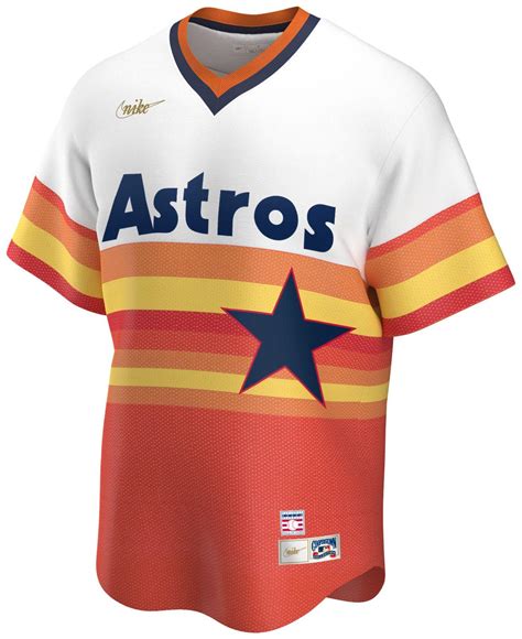 Nike Synthetic Nolan Ryan Houston Astros Coop Player Replica Jersey in Orange/Rainbow (Orange ...