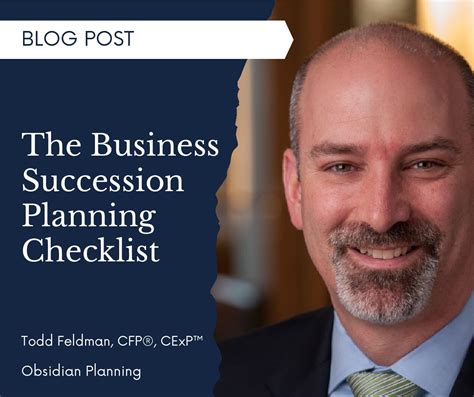 The Business Succession Planning Checklist- 3 Steps to Follow