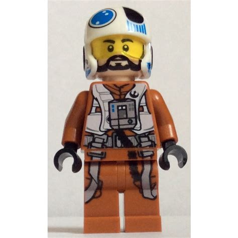 LEGO Resistance X-wing Pilot (Snap Wexley) Minifigure | Brick Owl ...