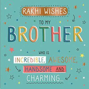 Rakhi Wishes Brother Card | Funky Pigeon