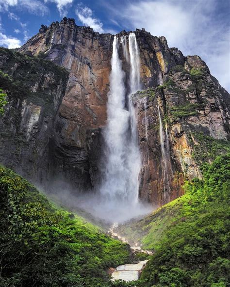 With a drop of 2640 feet #Venezuelas Angel Falls is the highest waterfall in the world. (Hello ...