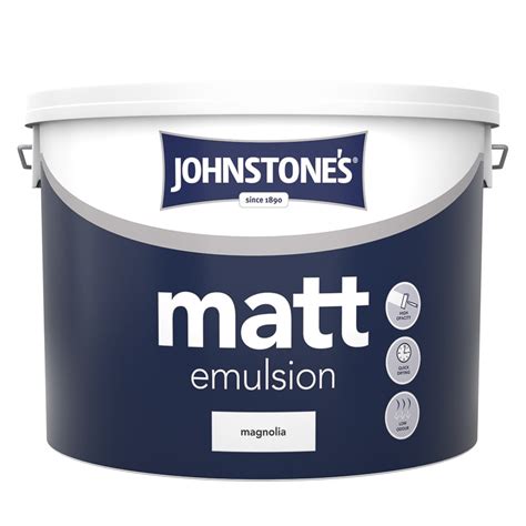 Johnstone's Paint Vinyl Matt Emulsion - Magnolia 10L | Painting