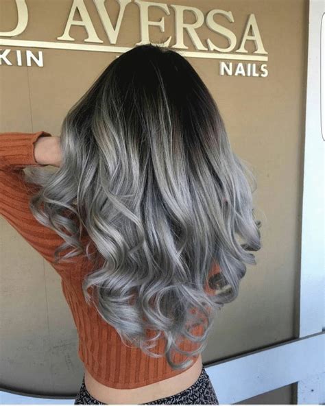 Grey Hair Color Silver, Gorgeous Gray Hair, Ombre Hair Color, Hair Color Balayage, Ash Color ...