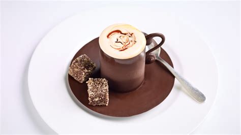 Chocolate coffee cup (café crème) - Raymond Blanc OBE