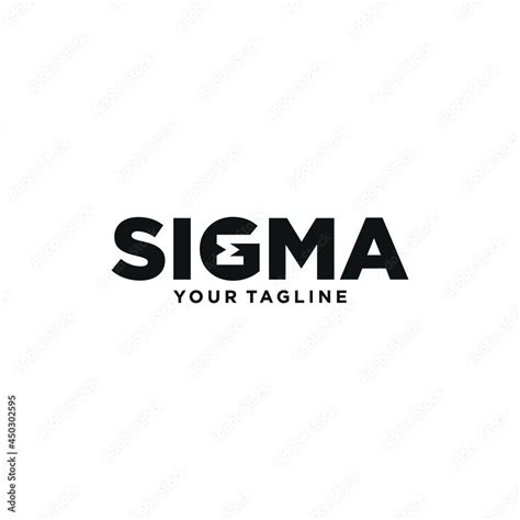 Sigma symbol and logo design. Vector illustration. Stock Vector | Adobe Stock