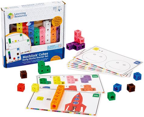 Mathlink® Cubes - 115 Piece Activity Set (Learning Resources) - WordUnited