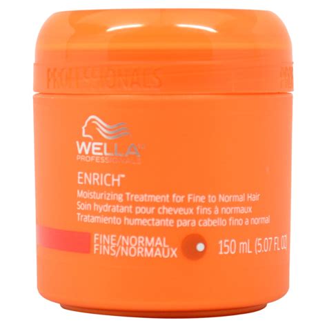 Enrich Moisturizing Treatment, For Fine To Normal Hair By Wella - 5.07 ...