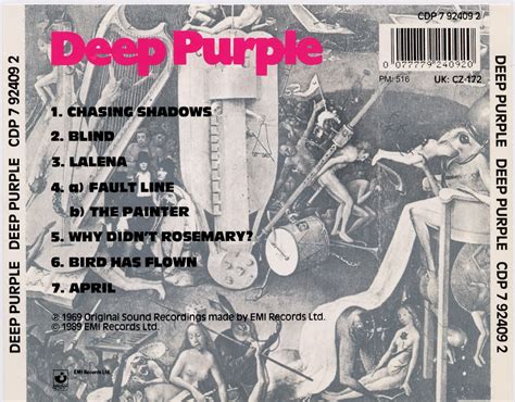 Musicotherapia: Deep Purple - Deep Purple (1969)