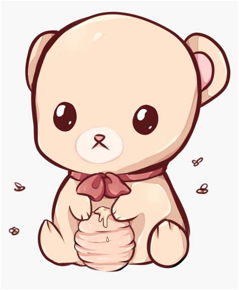 Kawaii Cute Bear Drawing, HD Png Download , Transparent Png Image - PNGitem