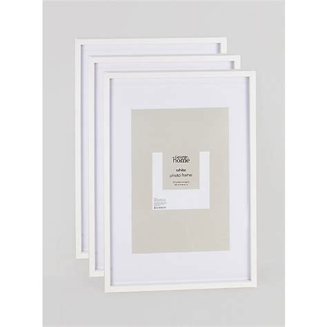 White Poster Frame A3 3-pack | Home | George at ASDA
