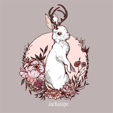 "Jackalope." . Spring is in the air and Easter is right around the corner, I couldn't help ...