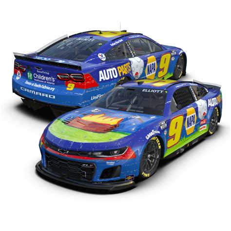 Special “Desi9n to Drive” scheme for Chase Elliott at Atlanta Motor Speedway - Jayski's NASCAR ...