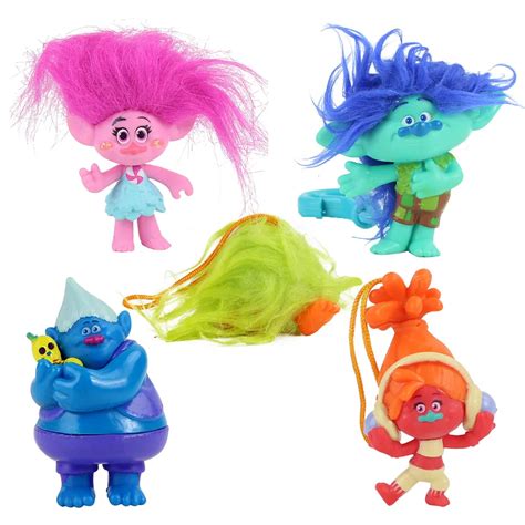 4-5-5cm-5pcs-Lot-Troll-Movie-Trolls-PVC-Action-Figures-Trolls-Branch ...